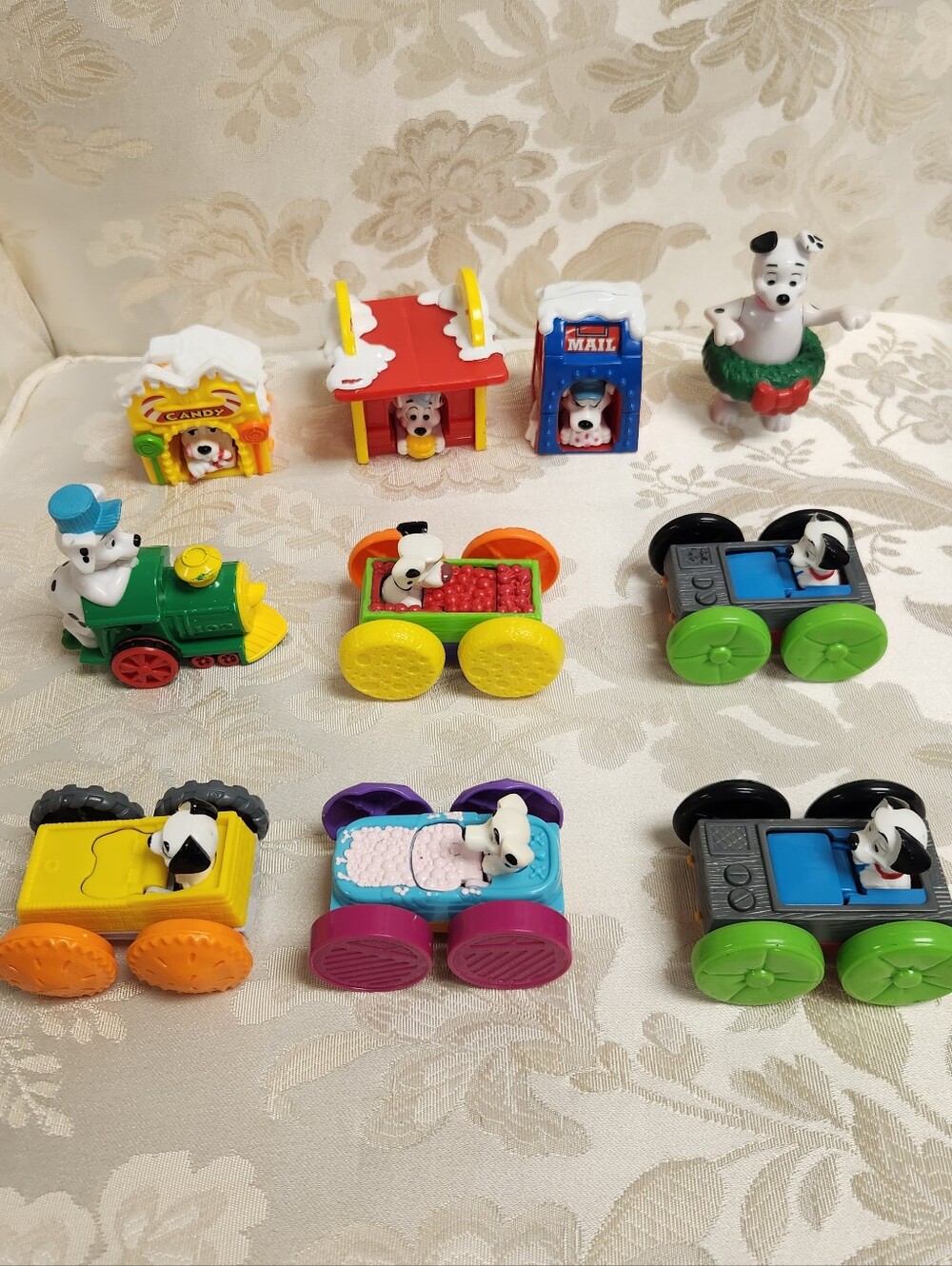 Lot of 10 Toys 101 102 Dalmatians Flip Cars Happy Meal Toys from McDonald's